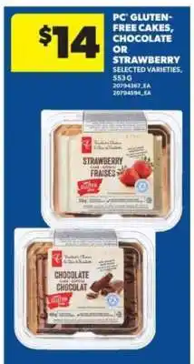 Real Canadian Superstore PC Gluten-Free Cakes offer