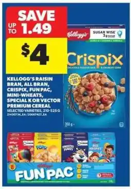 Real Canadian Superstore Kellogg's Cereal offer