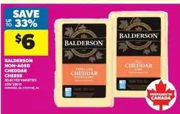 Real Canadian Superstore Balderson Non-Aged Cheddar Cheese offer