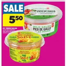 Real Canadian Superstore PC Fresh Salsa offer