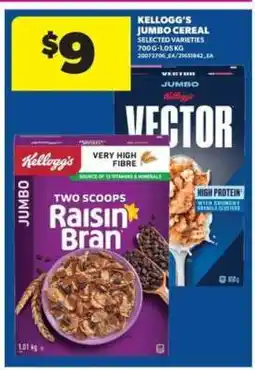 Real Canadian Superstore KELLOGG'S JUMBO CEREAL offer