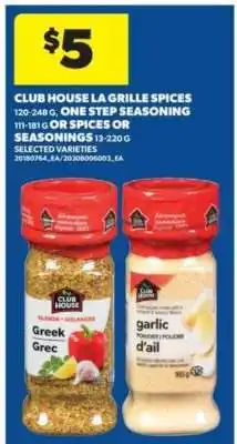 Real Canadian Superstore Club House La Grille Spices offer