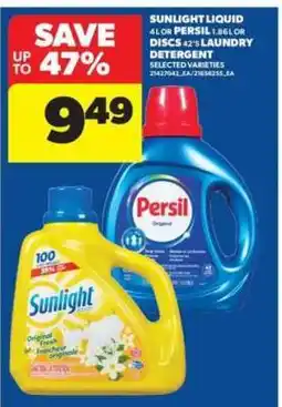 Real Canadian Superstore Sunlight Liquid or Persil Laundry Detergent offer
