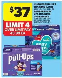 Real Canadian Superstore Huggies Pull-Ups Training Pants or Pampers Easy Ups Training Underwear offer