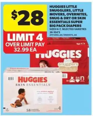Real Canadian Superstore Huggies Diapers offer