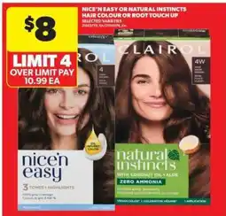 Real Canadian Superstore Nice'n Easy or Natural Instincts Hair Colour offer