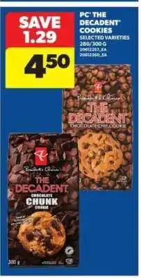 Real Canadian Superstore PC' The Decadent Cookies offer
