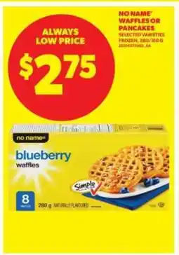 Real Canadian Superstore No Name Waffles or Pancakes offer