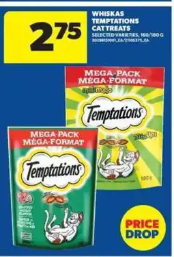 Real Canadian Superstore WHISKAS TEMPTATIONS CAT TREATS offer