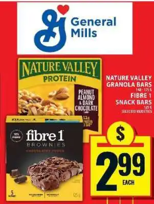 Food Basics Nature Valley Granola Bars & Fibre 1 Snack Bars offer