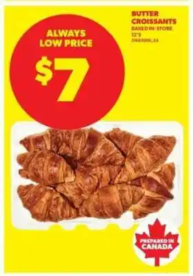 Real Canadian Superstore Butter Croissants offer