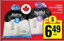 Food Basics NATREL FINE FILTERED MILK offer