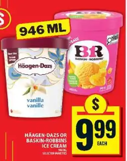 Food Basics Häagen-Dazs or Baskin-Robbins Ice Cream offer