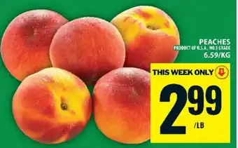 Food Basics PEACHES offer