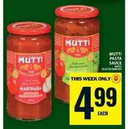 Food Basics Mutti Pasta Sauce offer