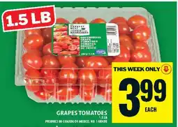 Food Basics Grapes Tomatoes offer