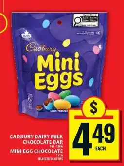Food Basics CADBURY MINI EGGS offer