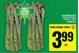 Food Basics ASPARAGUS offer