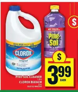 Food Basics PINE-SOL CLEANER OR CLOROX BLEACH offer