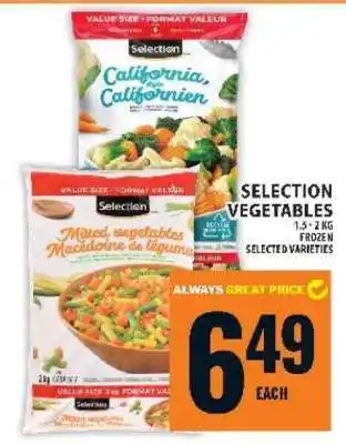 Food Basics SELECTION VEGETABLES offer