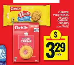 Food Basics CHRISTIE PEEK FREANS OR DAD’S OATMEAL COOKIES offer