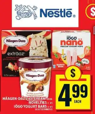 Food Basics Häagen-Dazs Ice Cream Novelties offer