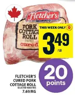 Food Basics FLETCHER’S CURED PORK COTTAGE ROLL offer