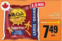 Food Basics McCAIN FRENCH FRIES offer