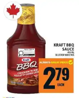 Food Basics Kraft BBQ Sauce offer