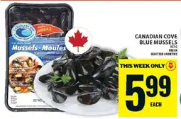 Food Basics Canadian Cove Blue Mussels offer