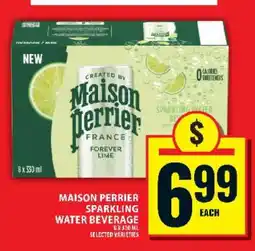 Food Basics MAISON PERRIER Sparkling Water Beverage offer