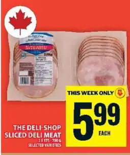 Food Basics THE DELI-SHOP SLICED DELI MEAT offer