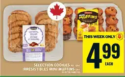 Food Basics Selection Cookies / Irresistibles Mini Muffins offer