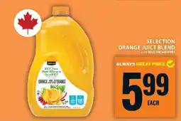 Food Basics Selection Orange Juice Blend offer