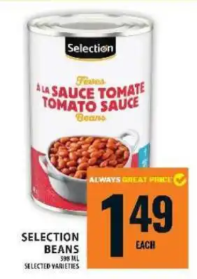 Food Basics SELECTION BEANS offer