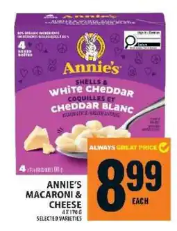 Food Basics ANNIE’S MACARONI & CHEESE offer