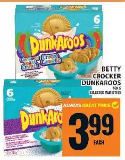 Food Basics BETTY CROCKER DUNKAROOS offer