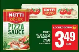 Food Basics Mutti Pizza Sauce or Tomato Paste offer