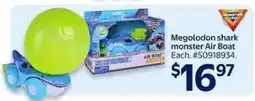 Walmart Megolodon shark monster Air Boat offer