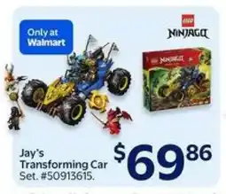Walmart Jay's Transforming Car Set offer