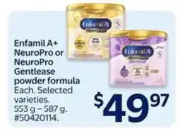 Walmart Enfamil A+ NeuroPro or NeuroPro Gentlease offer