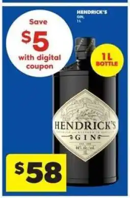 Real Canadian Liquorstore Hendrick's Gin offer
