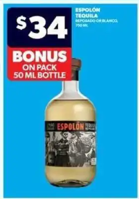 Real Canadian Liquorstore Espolón Tequila offer
