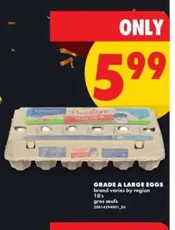 No Frills GRADE A LARGE EGGS offer