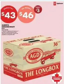 Real Canadian Liquorstore Alberta Genuine Draft Beer offer