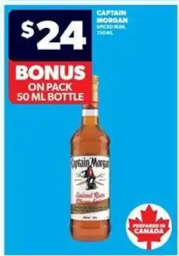 Real Canadian Liquorstore Captain Morgan Spiced Rum offer