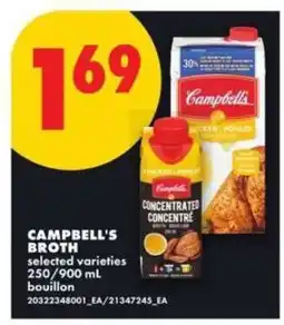 No Frills CAMPBELL’S BROTH offer