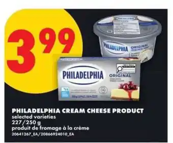 No Frills PHILADELPHIA CREAM CHEESE PRODUCT offer
