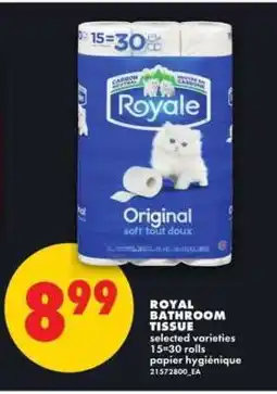 No Frills ROYAL BATHROOM TISSUE offer