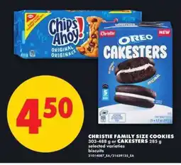 No Frills Christie Family Size Cookies or Cakesters offer